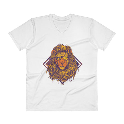 Swag King Lion Men's V-Neck T-Shirt - The Jack of All Trends
