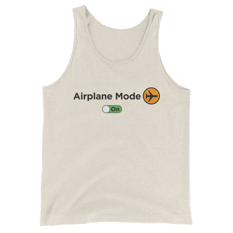 Airplane Mode On Men's Tank Top - The Jack of All Trends