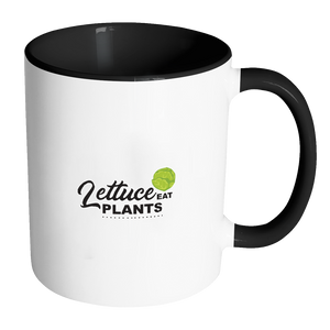 Lettuce Eat Plants Accent Mug - The Jack of All Trends