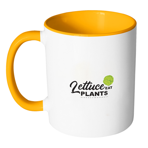 Lettuce Eat Plants Accent Mug - The Jack of All Trends