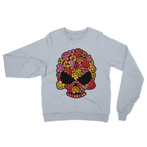 Floral Skull Men's Sweatshirt - The Jack of All Trends