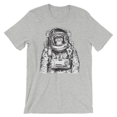 Astronaut Chimp Short-Sleeve Men's T-Shirt - The Jack of All Trends