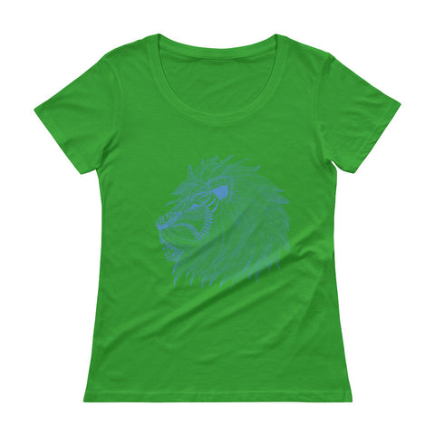 Lion Scoopneck T-Shirt Ladies - The Jack of All Trends