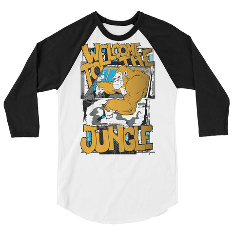 Men's Welcome to the Jungle 3/4 Raglan Shirt - The Jack of All Trends