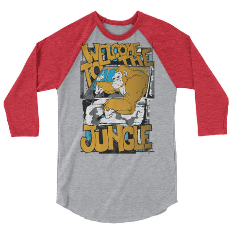 Men's Welcome to the Jungle 3/4 Raglan Shirt - The Jack of All Trends