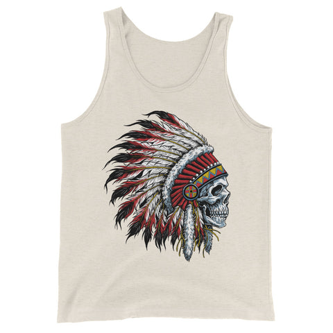 Chief Skull Men's  Tank Top - The Jack of All Trends
