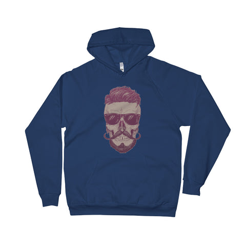 Cool Guy Skull Men's Fleece Hoodie - The Jack of All Trends