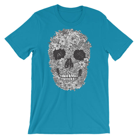 Dead Flower Skull Men's Short-Sleeve T-Shirt - The Jack of All Trends