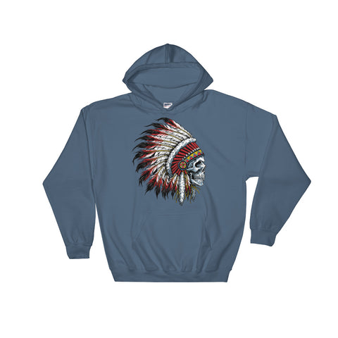 Chief Skull Hooded Sweatshirt - The Jack of All Trends