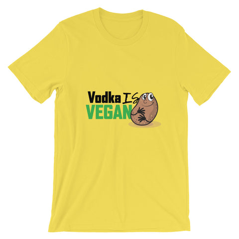 Men's Vodka Is Vegan Short-Sleeve T-Shirt - The Jack of All Trends