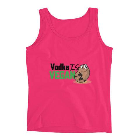 Women's Vodka Is Vegan Tank Top - The Jack of All Trends
