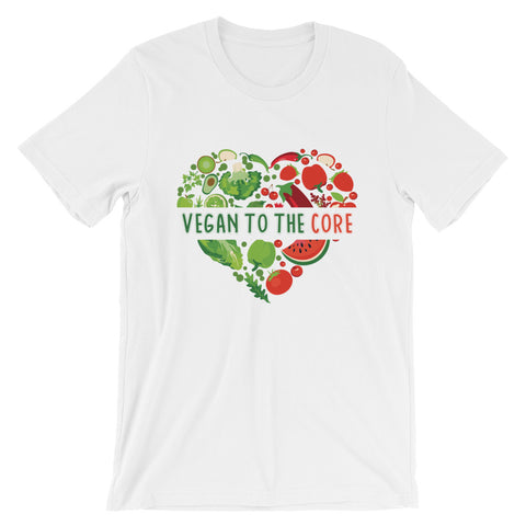 Vegan To My Core Short-Sleeve Men's T-Shirt - The Jack of All Trends