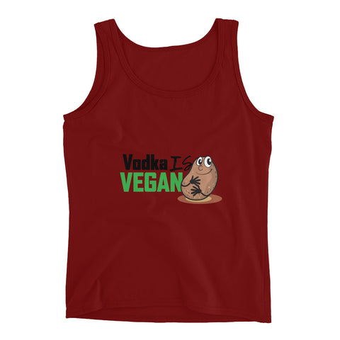 Women's Vodka Is Vegan Tank Top - The Jack of All Trends