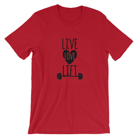 Live, Love, Lift Women's Short-Sleeve T-Shirt - The Jack of All Trends