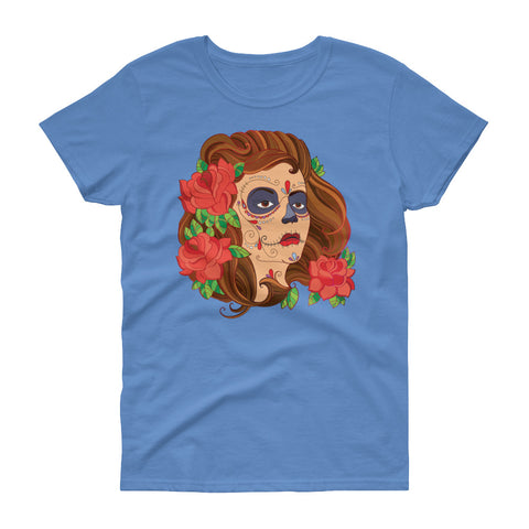 Women's Day of the Dead Short Sleeve T-shirt - The Jack of All Trends