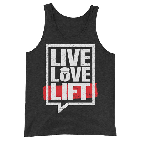 Body Builder's Live, Love, Lift Men's Tank Top - The Jack of All Trends