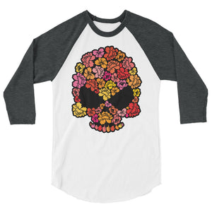 Flower Punisher raglan shirt - The Jack of All Trends