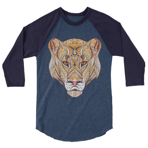 Queen Lion Women's Raglan Shirt - The Jack of All Trends
