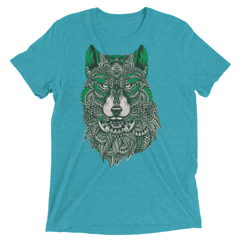 Mystical Wolf Short sleeve t-shirt - The Jack of All Trends
