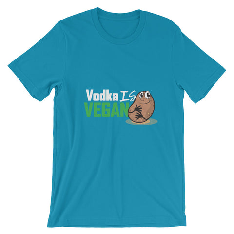 Women's Vodka Is Vegan Short-Sleeve T-Shirt - The Jack of All Trends
