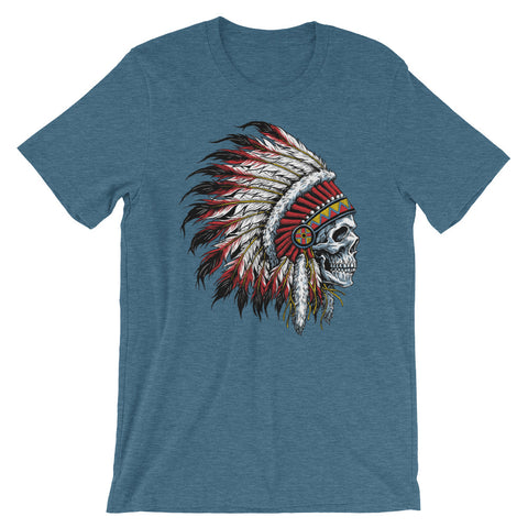 Chief Skull Men's Short-Sleeve T-Shirt - The Jack of All Trends