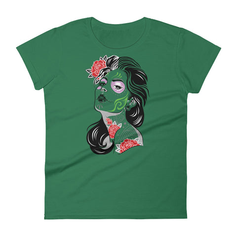 The Day of the Dead Women's Short Sleeve T-shirt - The Jack of All Trends