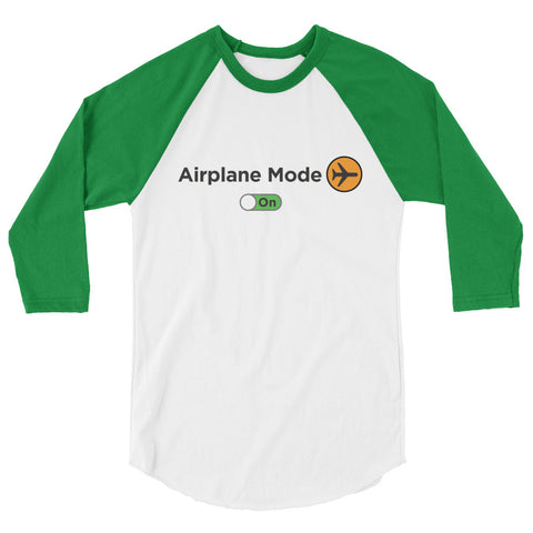 Men's Airplane Mode On Raglan Shirt - The Jack of All Trends