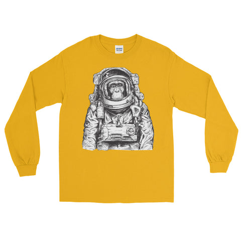 Astronaut Monkey Long Sleeve T-Shirt - The Jack of All Trends