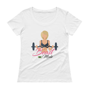 Women's Beast Mode Scoopneck T-Shirt - The Jack of All Trends