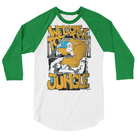 Men's Welcome to the Jungle 3/4 Raglan Shirt - The Jack of All Trends