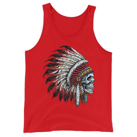 Chief Skull Men's  Tank Top - The Jack of All Trends