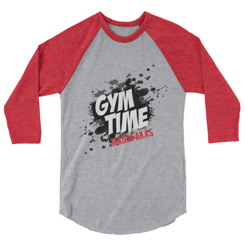 Gym Time Madafakas raglan shirt - The Jack of All Trends