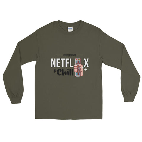 Netflix & Chill Long Sleeve T-Shirt - The Jack of All Trends