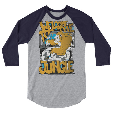 Men's Welcome to the Jungle 3/4 Raglan Shirt - The Jack of All Trends