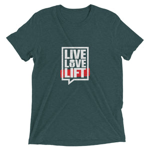 Body Builder Live, Love, Lift Short sleeve t-shirt - The Jack of All Trends