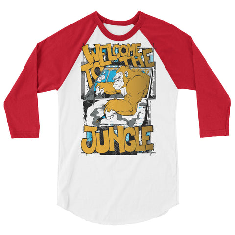 Men's Welcome to the Jungle 3/4 Raglan Shirt - The Jack of All Trends