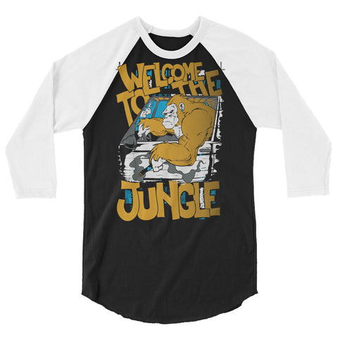 Men's Welcome to the Jungle 3/4 Raglan Shirt - The Jack of All Trends