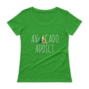Avocado Addict Ladies' Scoopneck T-Shirt - The Jack of All Trends