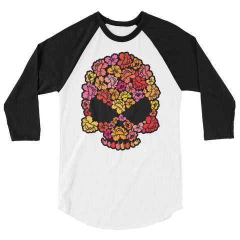 Flower Punisher raglan shirt - The Jack of All Trends
