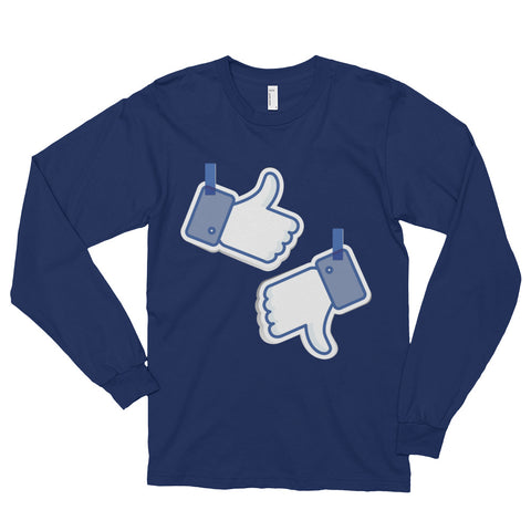 Like/Dislike Women's Long Sleeve T-Shirt - The Jack of All Trends