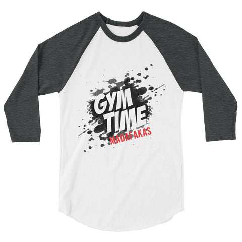 Gym Time Madafakas raglan shirt - The Jack of All Trends