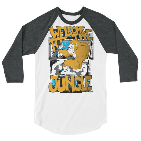 Men's Welcome to the Jungle 3/4 Raglan Shirt - The Jack of All Trends