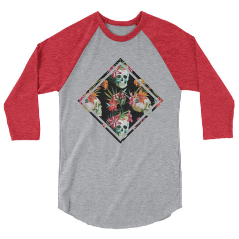 Skull Meeting Men's Raglan Shirt - The Jack of All Trends