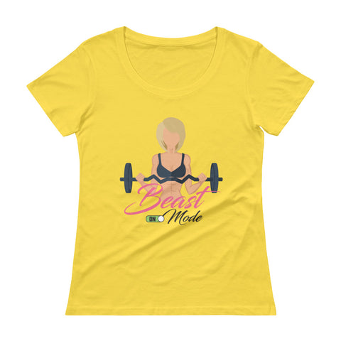 Women's Beast Mode Scoopneck T-Shirt - The Jack of All Trends