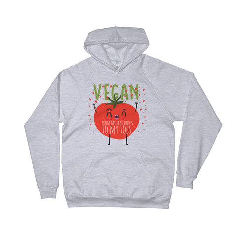 Vegan From My Head Tomatoes Men's Hoodie - The Jack of All Trends