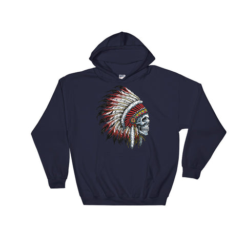 Chief Skull Hooded Sweatshirt - The Jack of All Trends