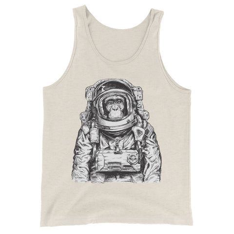 Astronaut Chimp Men's Tank Top - The Jack of All Trends