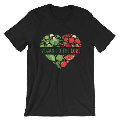 Vegan To My Core Short-Sleeve Men's T-Shirt - The Jack of All Trends