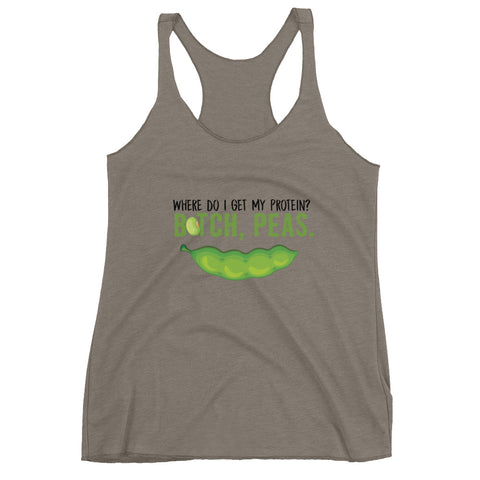 Peas Protein Women's Racerback Tank - The Jack of All Trends