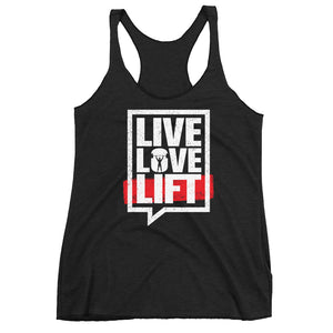 Live, Love, Lift Women's Racerback Tank - The Jack of All Trends